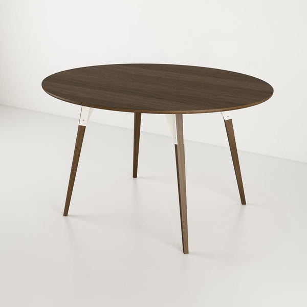 Clarke Large Oval Dining Table - Walnut - Tronk - Tables + Desks - White - HORNE