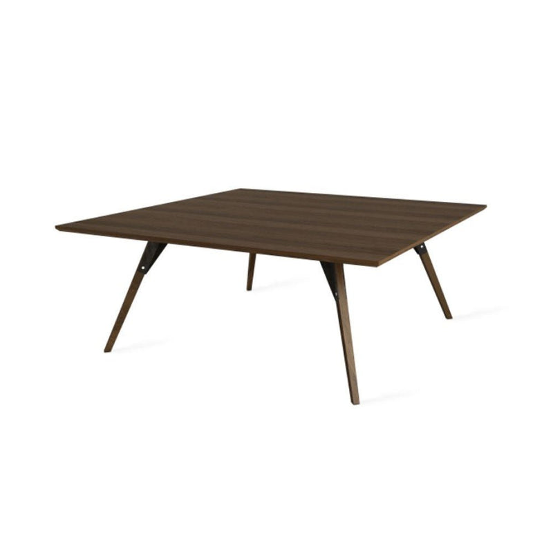 Clarke Large Square Coffee Table - Walnut - Tronk - Tables + Desks - Black - HORNE