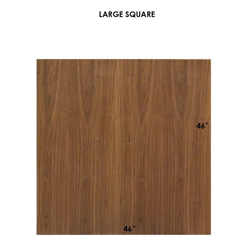 Clarke Large Square Coffee Table - Walnut - Tronk - Tables + Desks - Black - HORNE