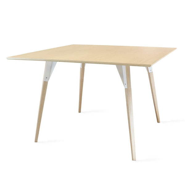 Clarke Large Square Dining Table - Maple - Tronk - Tables + Desks - White - HORNE