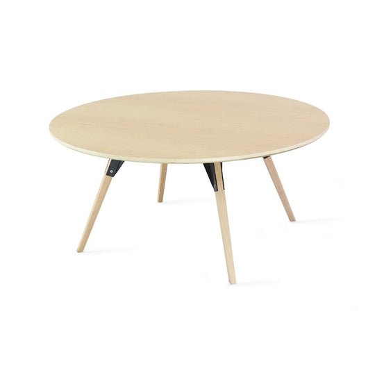 Clarke Small Circle Coffee Table - Maple - Tronk - Tables + Desks - Black - HORNE