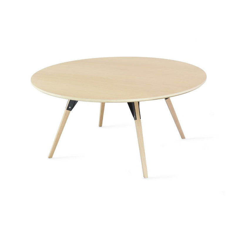 Clarke Small Circle Coffee Table - Maple - Tronk - Tables + Desks - Black - HORNE