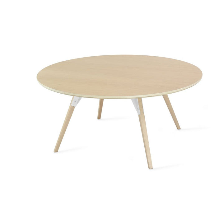 Clarke Small Circle Coffee Table - Maple - Tronk - Tables + Desks - White - HORNE