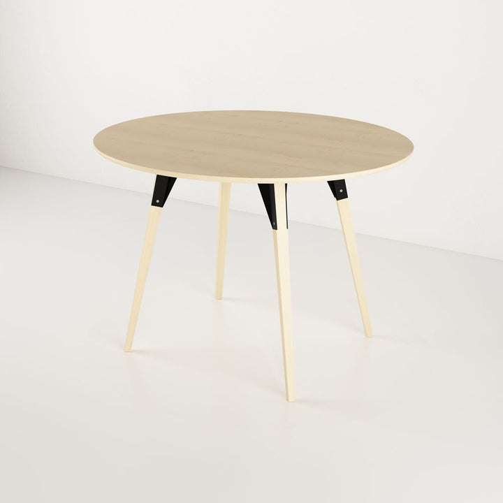 Clarke Small Oval Dining Table - Maple - Tronk - Tables + Desks - Black - HORNE