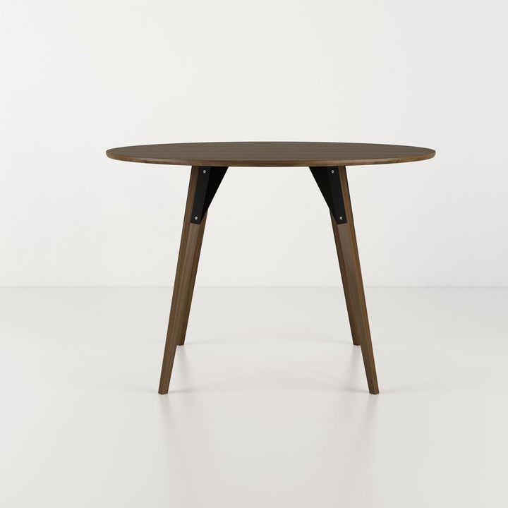 Clarke Small Oval Dining Table - Walnut - Tronk - Tables + Desks - Black - HORNE