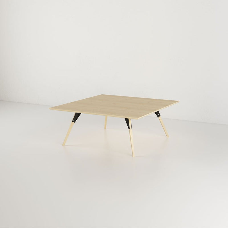 Clarke Small Square Coffee Table - Maple - Tronk - Tables + Desks - Black - HORNE
