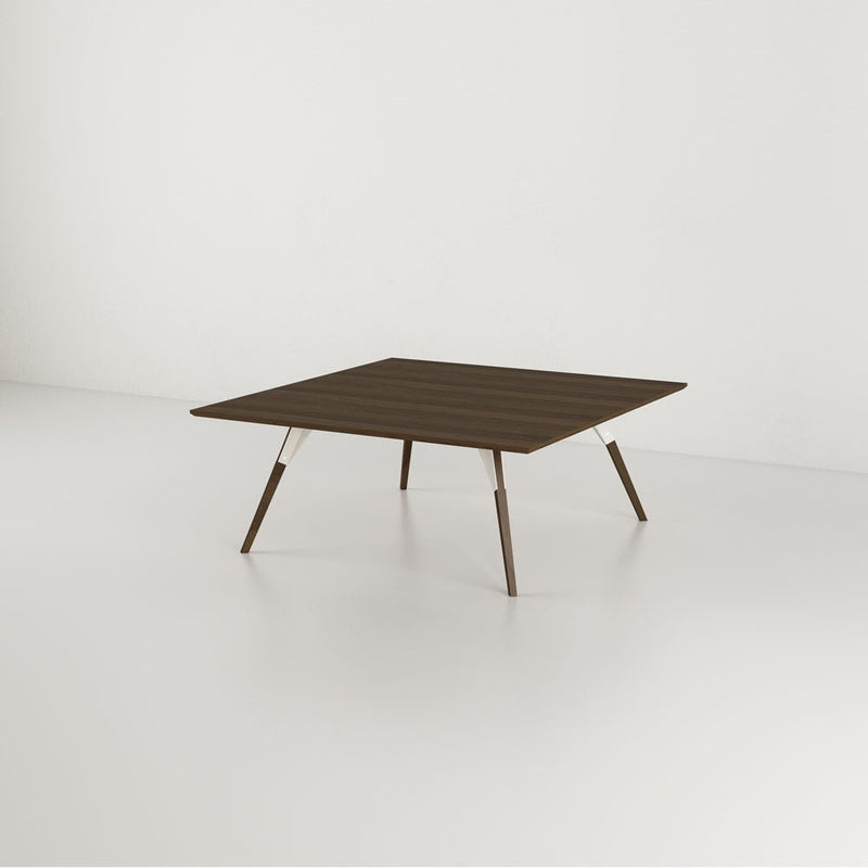 Clarke Small Square Coffee Table - Walnut - Tronk - Tables + Desks - Black - HORNE