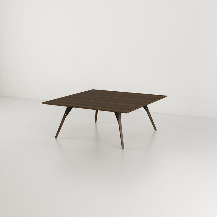 Clarke Small Square Coffee Table - Walnut - Tronk - Tables + Desks - Black - HORNE