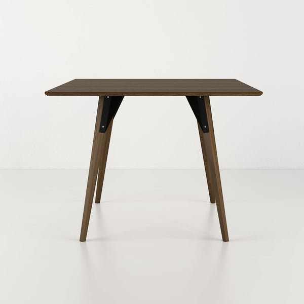 Clarke Small Square Dining Table - Walnut