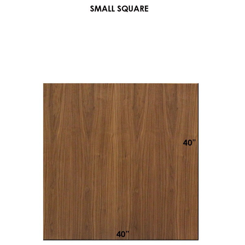 Clarke Small Square Dining Table - Walnut - Tronk - Tables + Desks - Black - HORNE