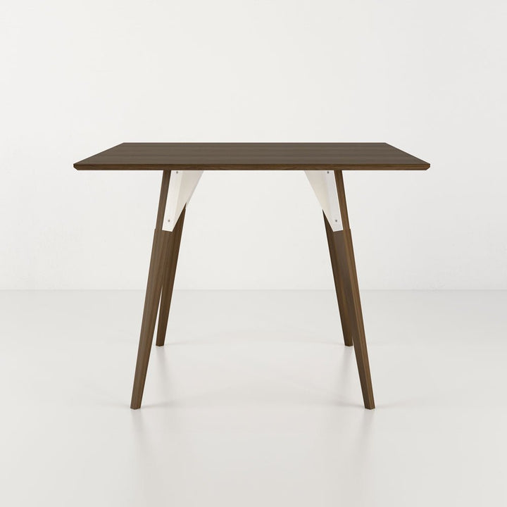 Clarke Small Square Dining Table - Walnut - Tronk - Tables + Desks - White - HORNE