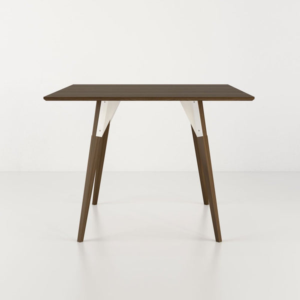 Clarke Small Square Dining Table - Walnut - Tronk - Tables + Desks - White - HORNE