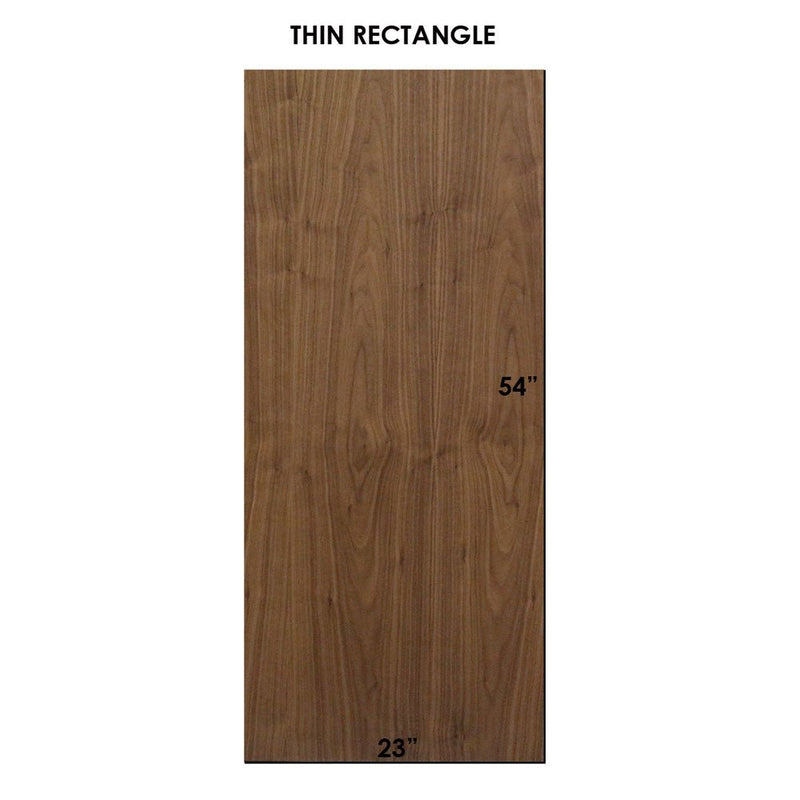 Clarke Thin Rectangle Coffee Table - Walnut - Tronk - Tables + Desks - Black - HORNE