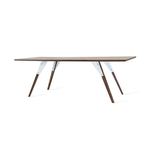 Clarke Thin Rectangle Coffee Table - Walnut - Tronk - Tables + Desks - White - HORNE