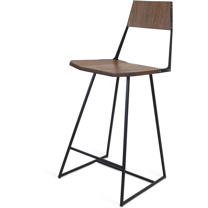 Clarkester Counter Stool - Walnut