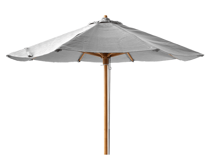 Classic Parasol With Pulley System - Cane Line - Outdoor Furniture - Low - HORNE