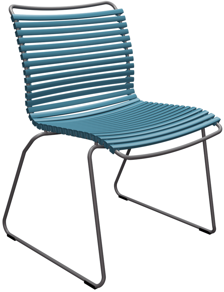 CLICK Outdoor Dining Chair - No Armrests - HOUE - Outdoor Furniture - Petrol - HORNE