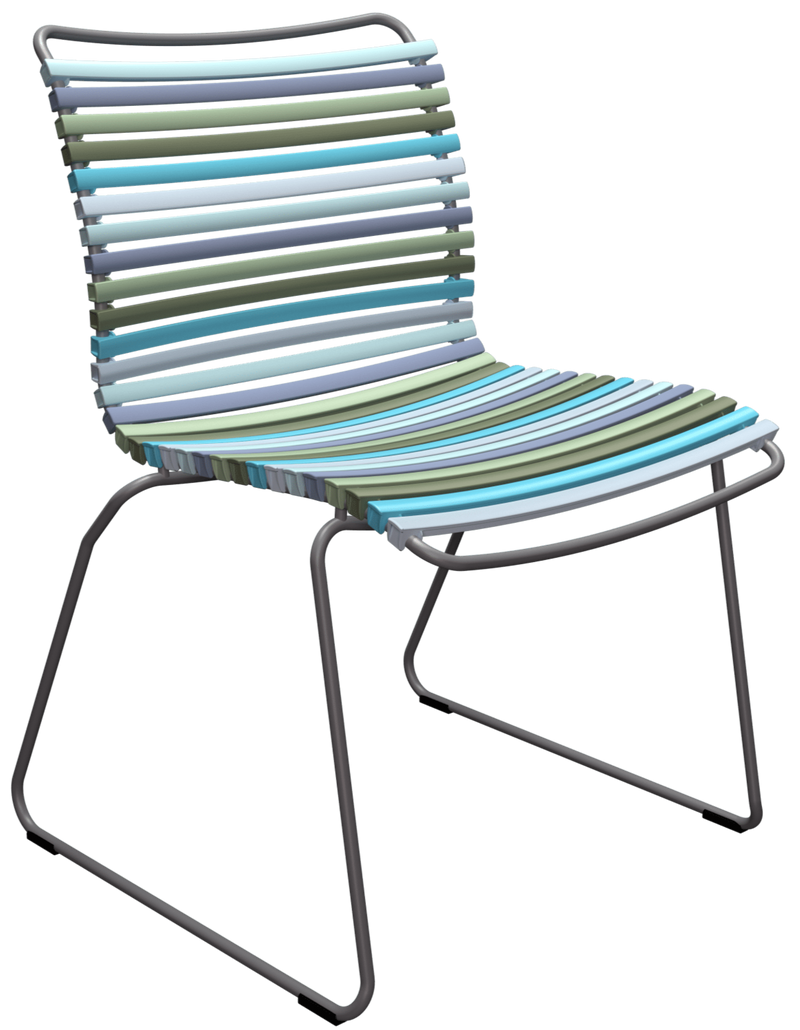 CLICK Outdoor Dining Chair - No Armrests - HOUE - Outdoor Furniture - Pine Green - HORNE