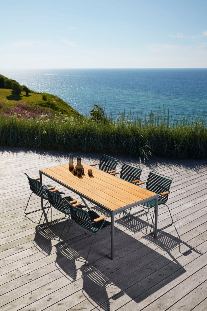 CLICK Outdoor Dining Chair w/Armrests - HOUE - Outdoor Furniture - Dark Blue - HORNE