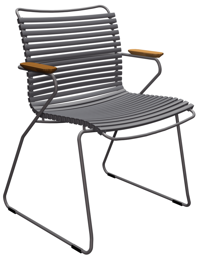 CLICK Outdoor Dining Chair w/Armrests - HOUE - Outdoor Furniture - Pine Green - HORNE