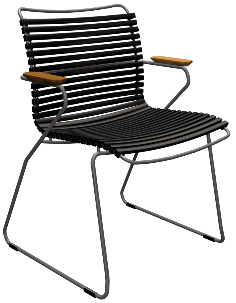 CLICK Outdoor Dining Chair w/Armrests - HOUE - Outdoor Furniture - Pine Green - HORNE