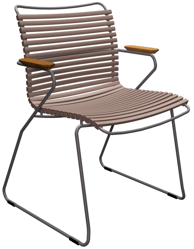 CLICK Outdoor Dining Chair w/Armrests - HOUE - Outdoor Furniture - Pine Green - HORNE
