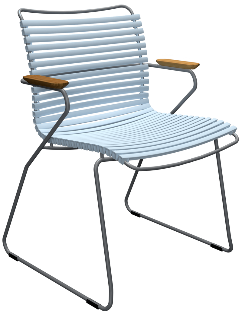 CLICK Outdoor Dining Chair w/Armrests - HOUE - Outdoor Furniture - Pine Green - HORNE