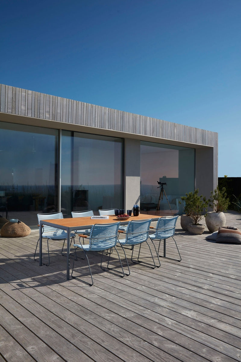 CLICK Outdoor Dining Chair w/Armrests - Tall Back - HOUE - Outdoor Furniture - Pine Green - HORNE