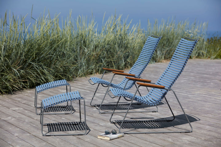 CLICK Outdoor Footrest - HOUE - Outdoor Furniture - Dark Blue - HORNE