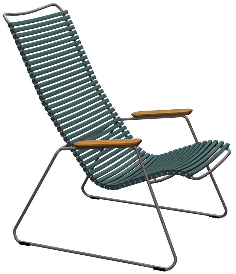 CLICK Outdoor Lounge Chair - HOUE - Outdoor Furniture - Pine Green - HORNE