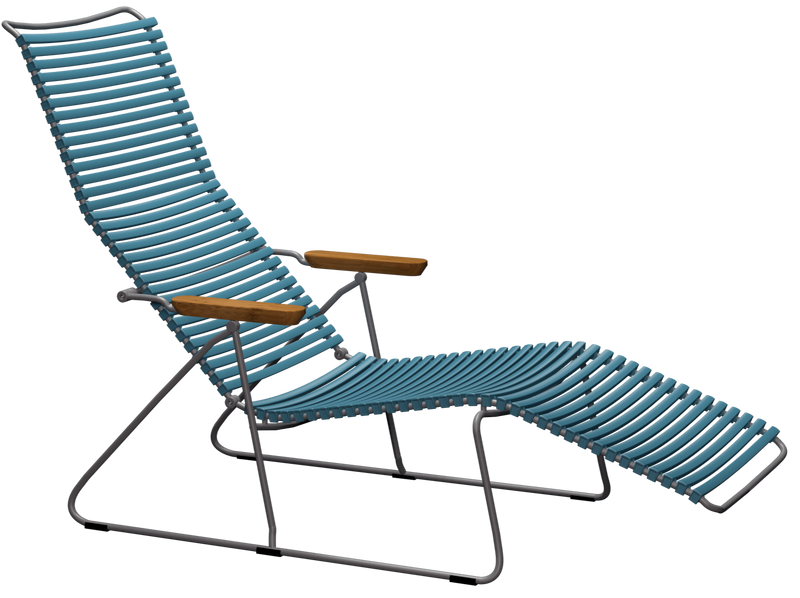 CLICK Sunlounger - HOUE - Outdoor Furniture - Pine Green - HORNE