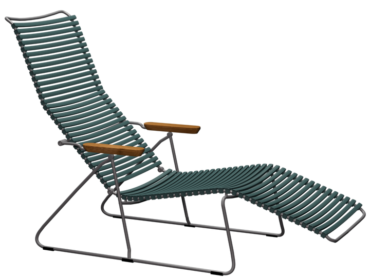 CLICK Sunlounger - HOUE - Outdoor Furniture - Pine Green - HORNE