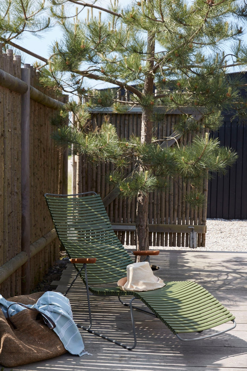 CLICK Sunlounger - HOUE - Outdoor Furniture - Pine Green - HORNE