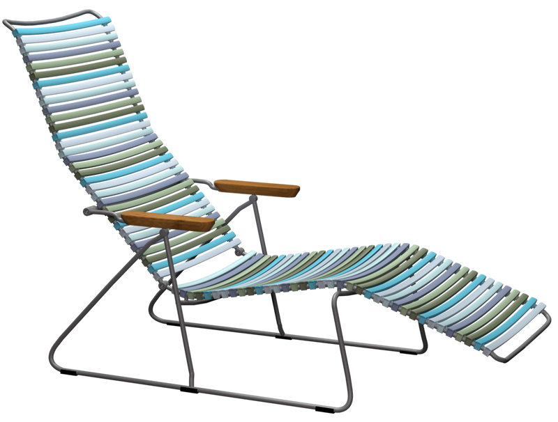CLICK Sunlounger - HOUE - Outdoor Furniture - Pine Green - HORNE