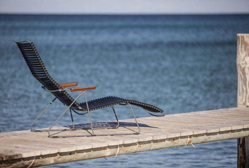 CLICK Sunlounger - HOUE - Outdoor Furniture - Pine Green - HORNE