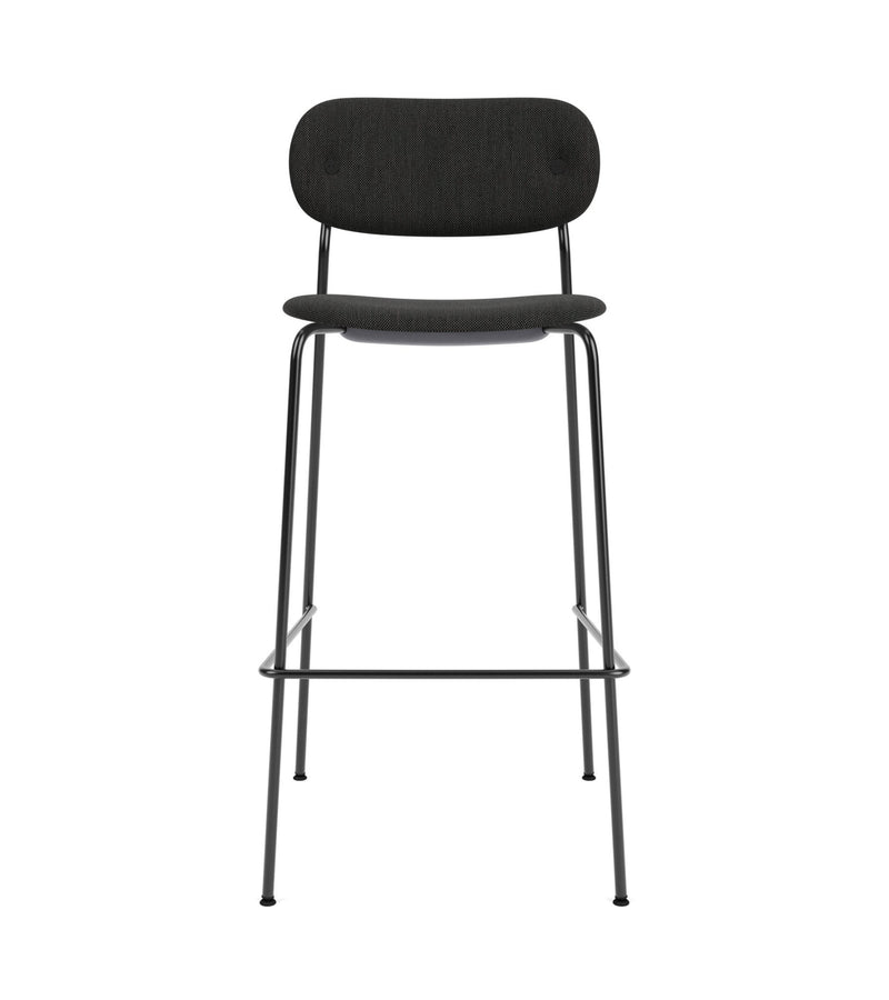 Co Bar Chair - Fully Upholstered - Audo Copenhagen - Chairs - Black Frame/ Audo Boucle 02 (Beige) - HORNE
