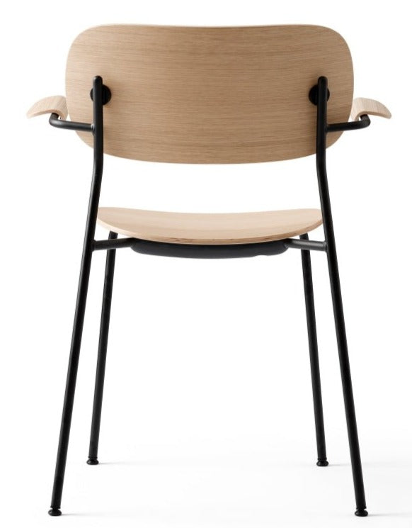 Co Chair - w/ Armrest - Audo Copenhagen - Chairs - Black / Dark Oak - HORNE
