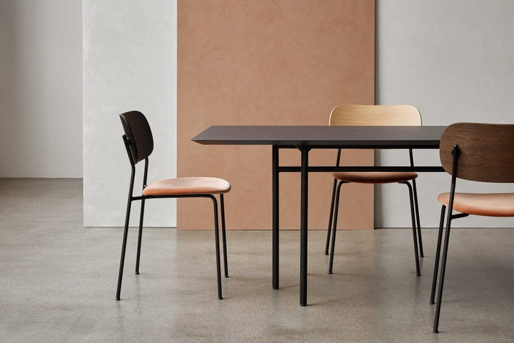 Co Chair - w/o Armrest - Audo Copenhagen - Chairs - Chrome / Dark Stained Oak - HORNE