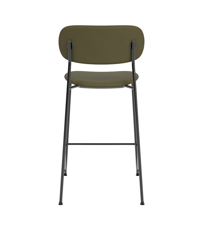 Co Counter Chair - Fully Upholstered - Audo Copenhagen - Chairs - Black Steel/ Audo Boucle 02 (Beige) - HORNE