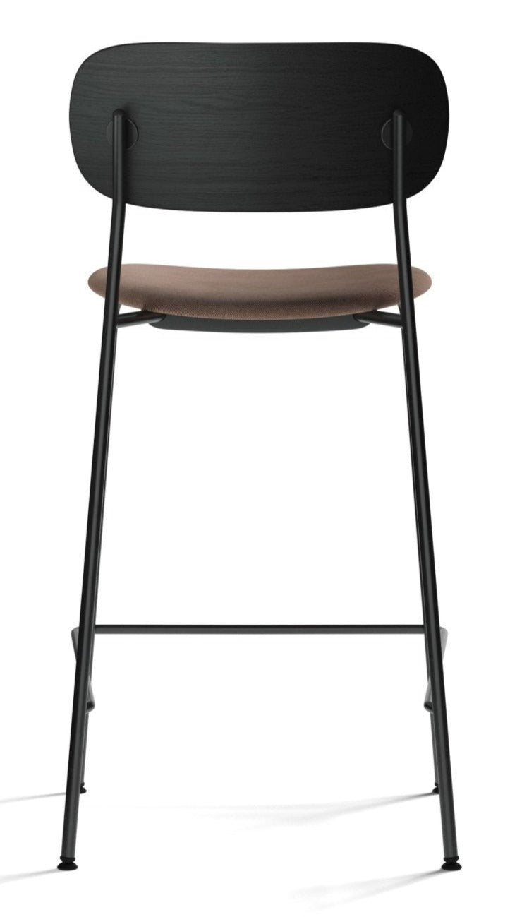 Co Counter Chair - Upholstered Seat - Audo Copenhagen - Chairs - Natural Oak/ Audo Boucle 02 (Beige) - HORNE