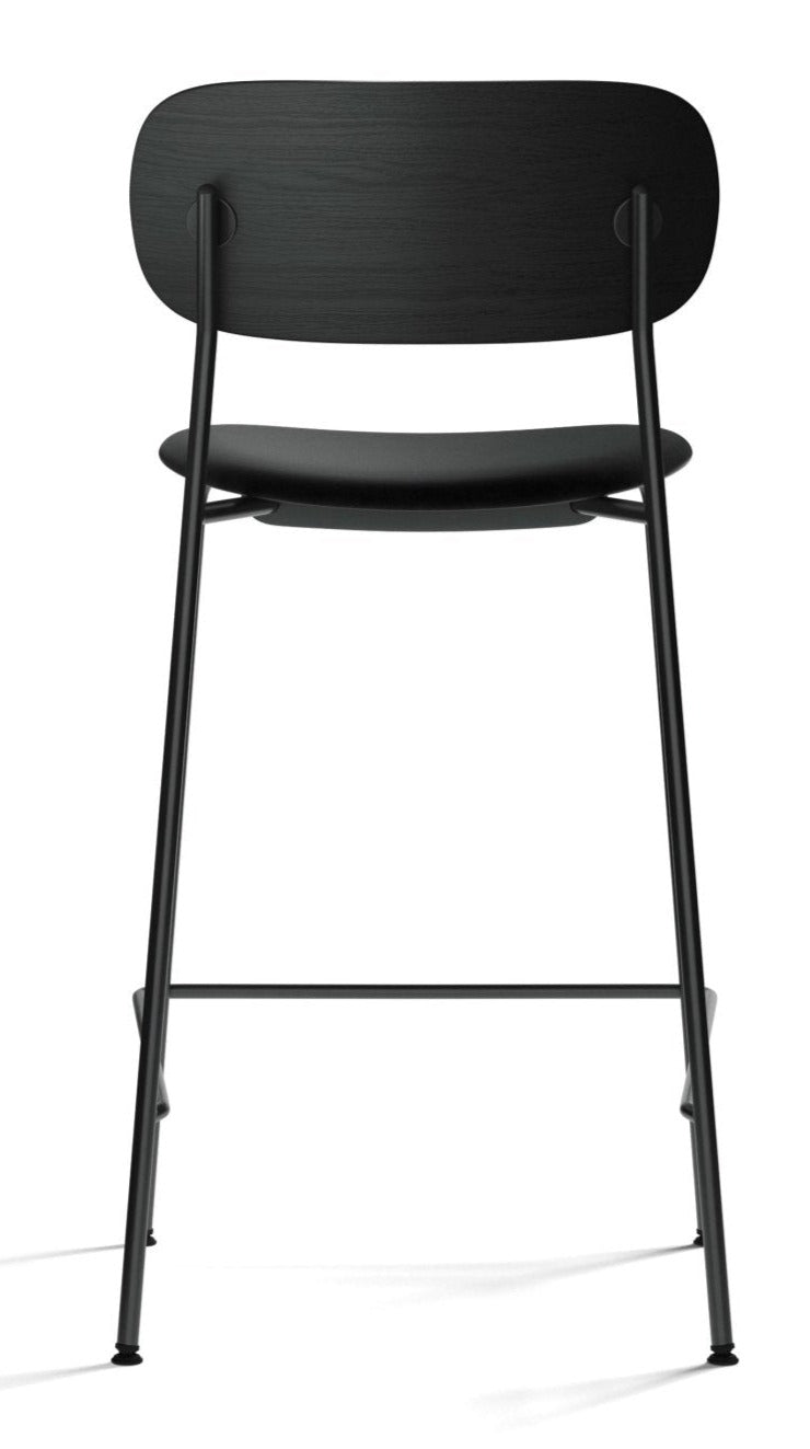 Co Counter Chair - Upholstered Seat - Audo Copenhagen - Chairs - Natural Oak/ Audo Boucle 02 (Beige) - HORNE