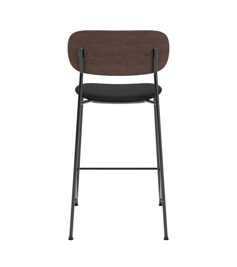 Co Counter Chair - Upholstered Seat - Audo Copenhagen - Chairs - Natural Oak/ Audo Boucle 02 (Beige) - HORNE