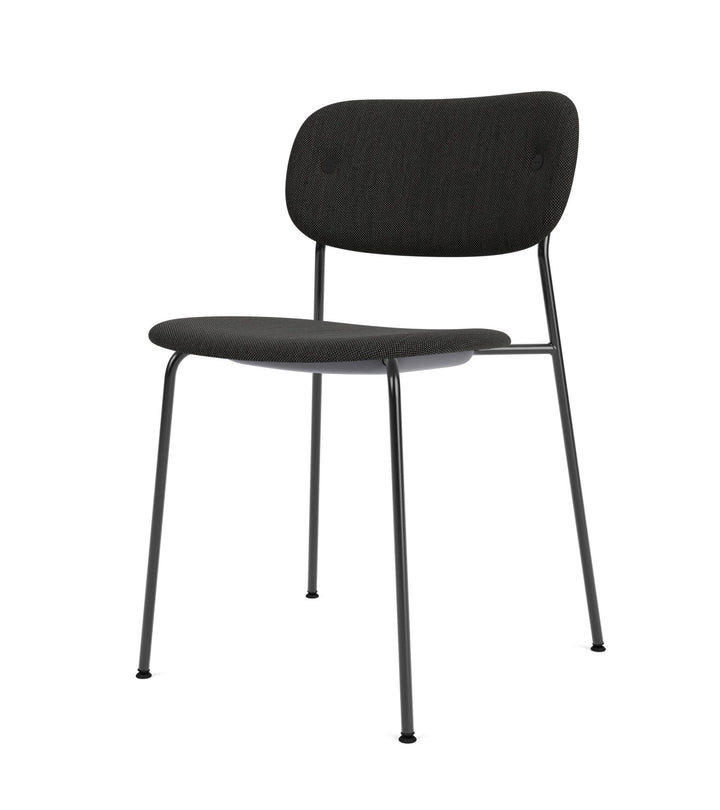 Co Dining Chair - Fully Upholstered - Audo Copenhagen - Chairs - Black - Re - wool 0198 (Black) - HORNE