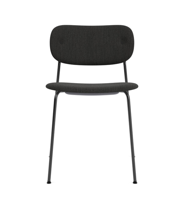 Co Dining Chair - Fully Upholstered - Audo Copenhagen - Chairs - Black - Re - wool 0198 (Black) - HORNE