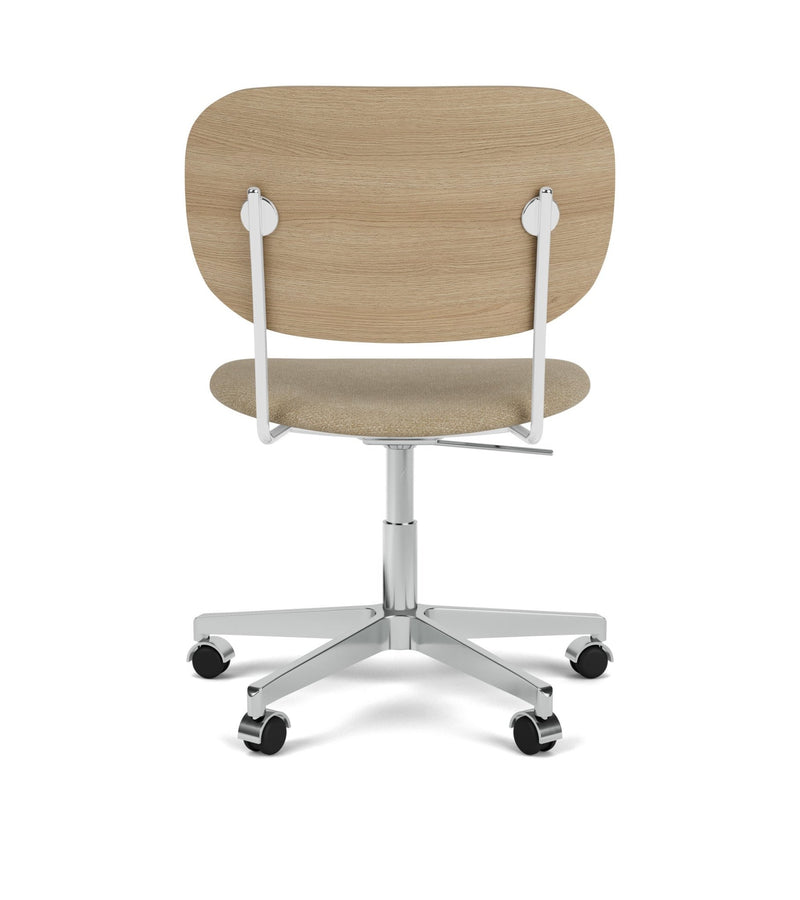 Co Task Chair - Upholstered Seat - Audo Copenhagen - Chairs - Natural Oak/ Audo Boucle 02 (Beige) - No Armrests - HORNE