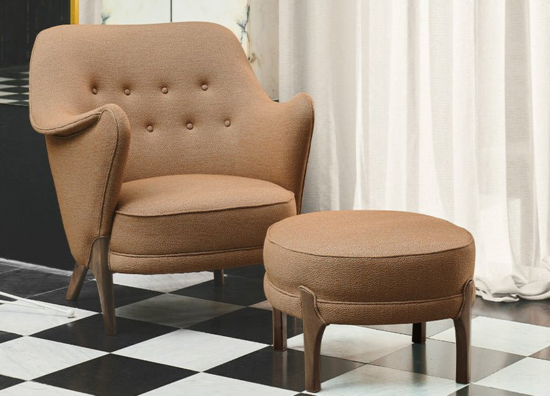 Cocktail Pouf - Warm Nordic - Stools + Benches + Ottomans - Barnum 10 - HORNE