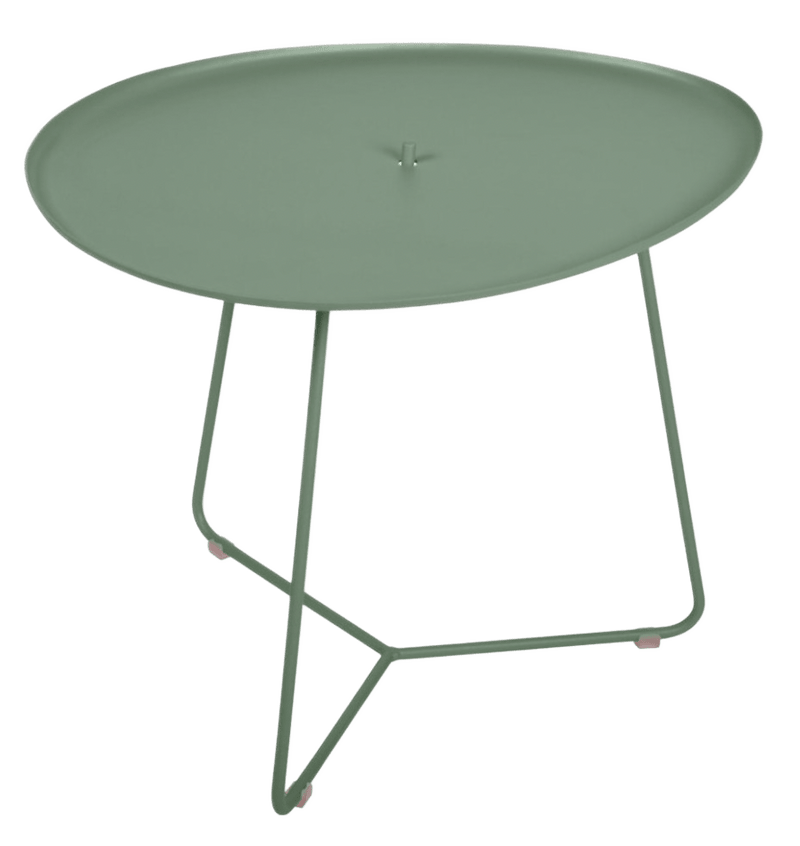 Cocotte Low Table with Removable Tray - Fermob - Outdoor Furniture - Black Cherry - HORNE