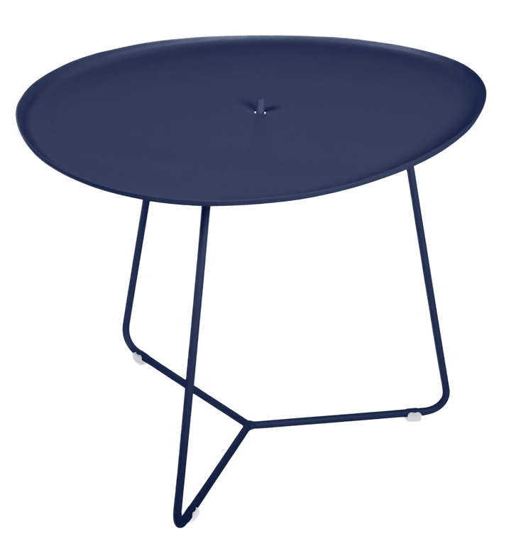 Cocotte Low Table with Removable Tray - Fermob - Outdoor Furniture - Deep Blue - HORNE