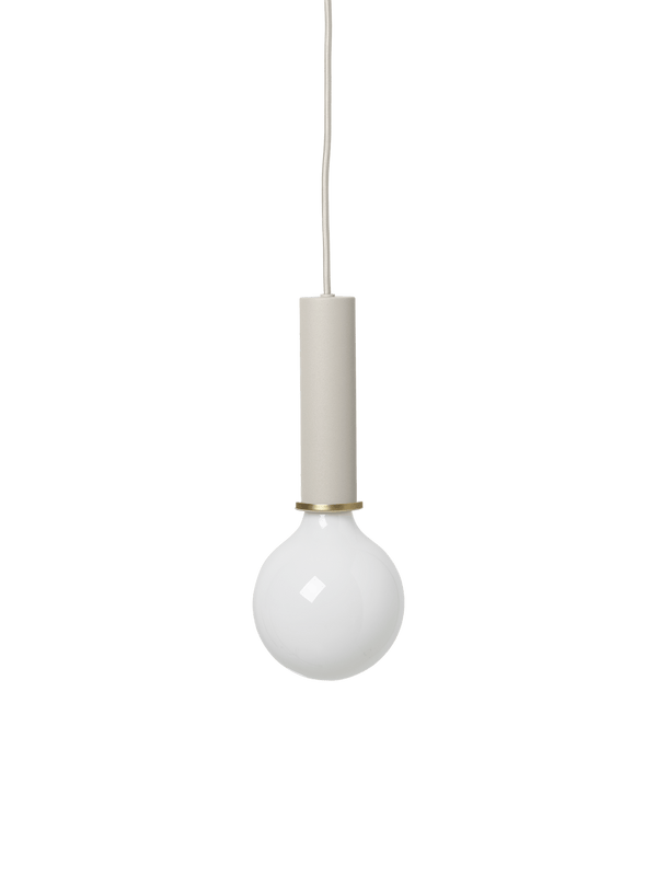 Collect Lighting - Socket Pendant High - Ferm Living - Pendants - Light Grey - HORNE