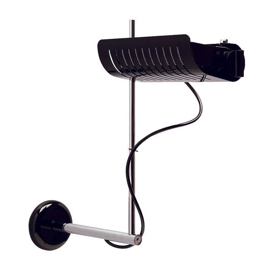 Colombo Wall Lamp - Oluce - Wall Sconces - Black - HORNE